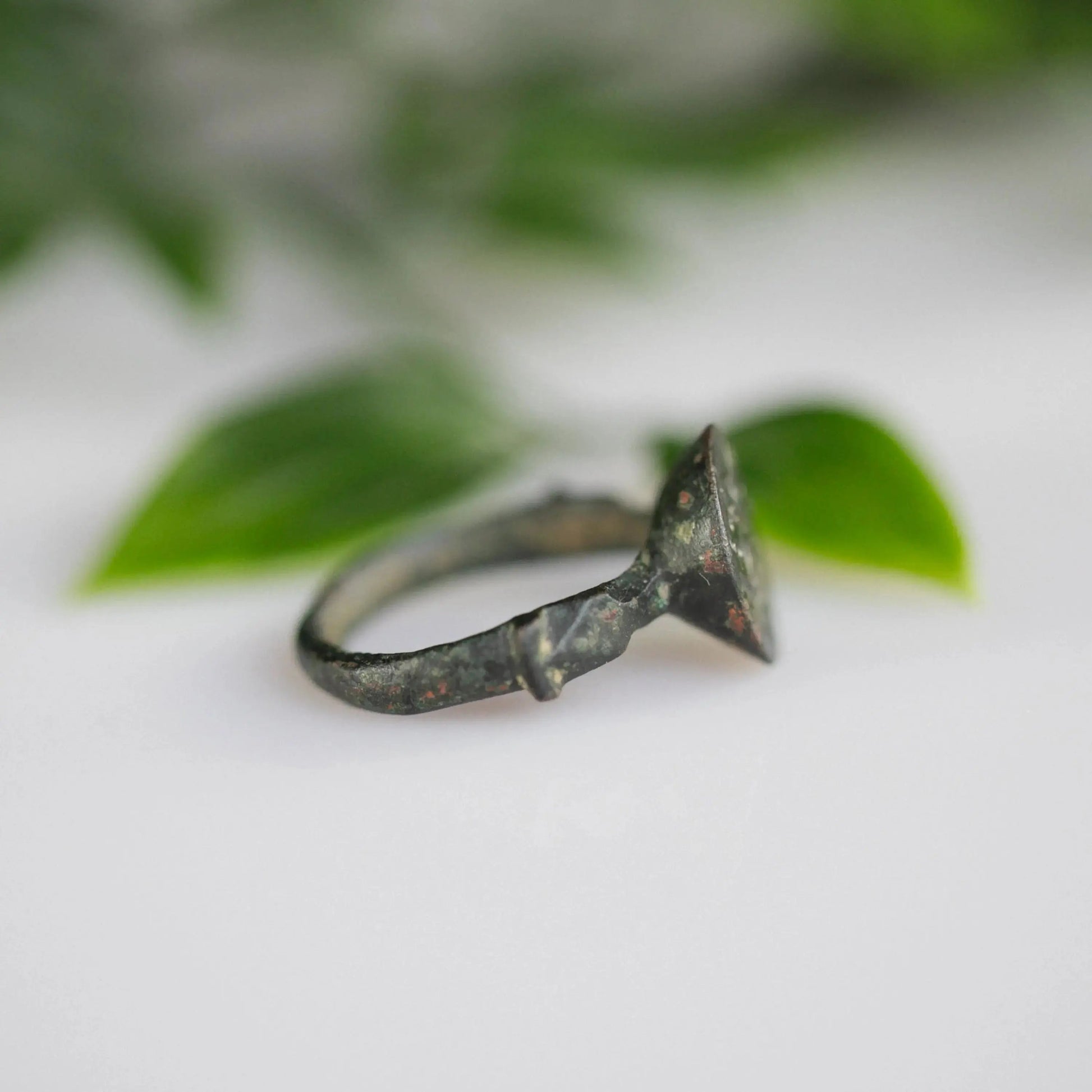 ‘Aidan’ - Celtic Bronze Ring (3rd–1st C. BC) EU 57 / US 8 Aurora Antiqua