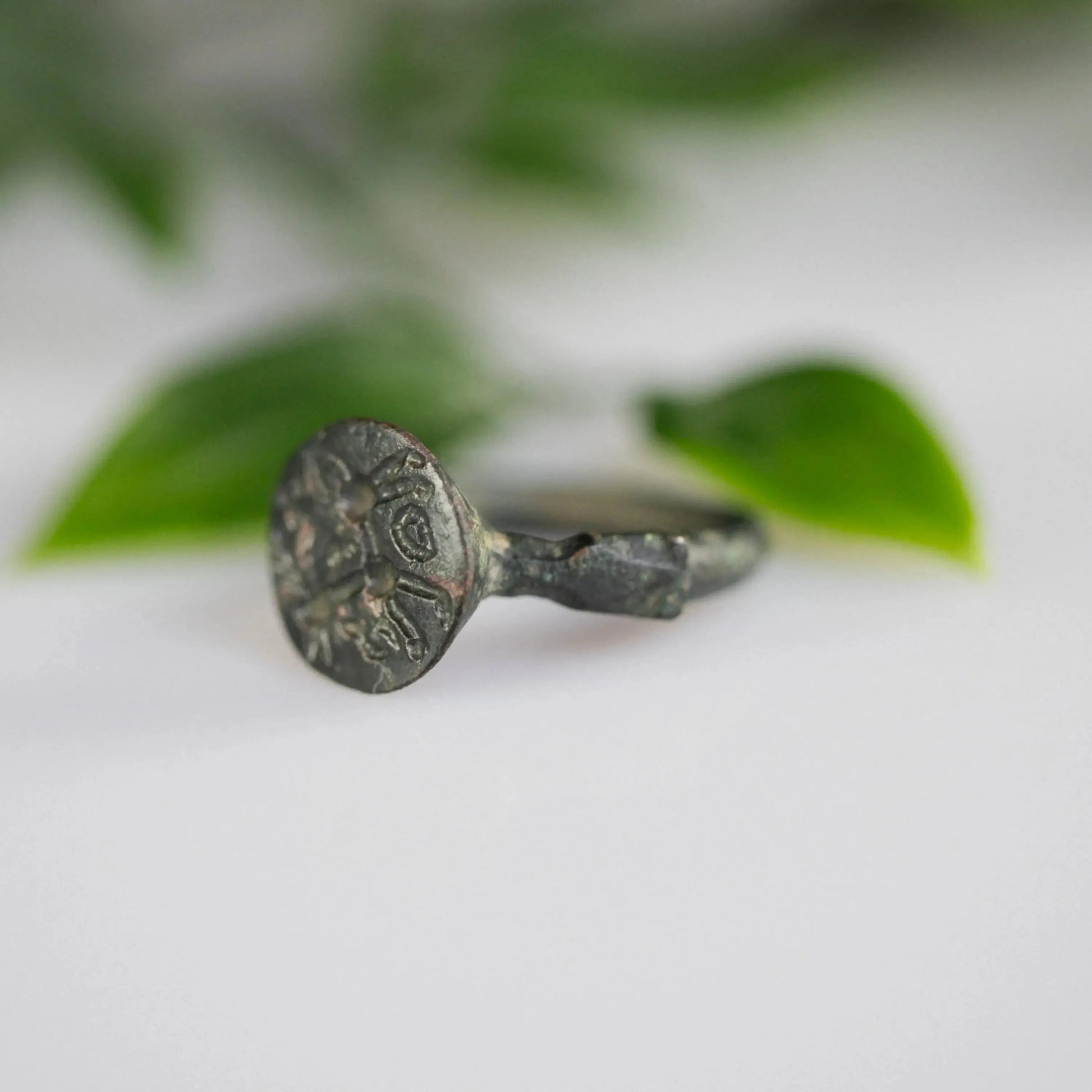 ‘Aidan’ - Celtic Bronze Ring (3rd–1st C. BC) EU 57 / US 8 Aurora Antiqua