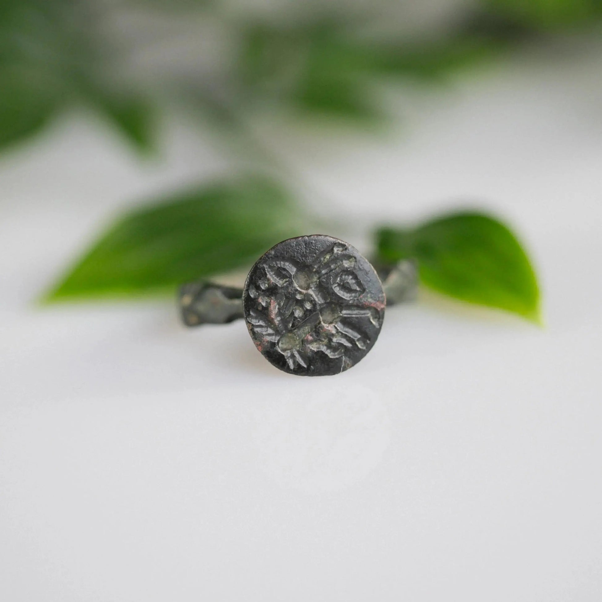 ‘Aidan’ - Celtic Bronze Ring (3rd–1st C. BC) EU 57 / US 8 Aurora Antiqua