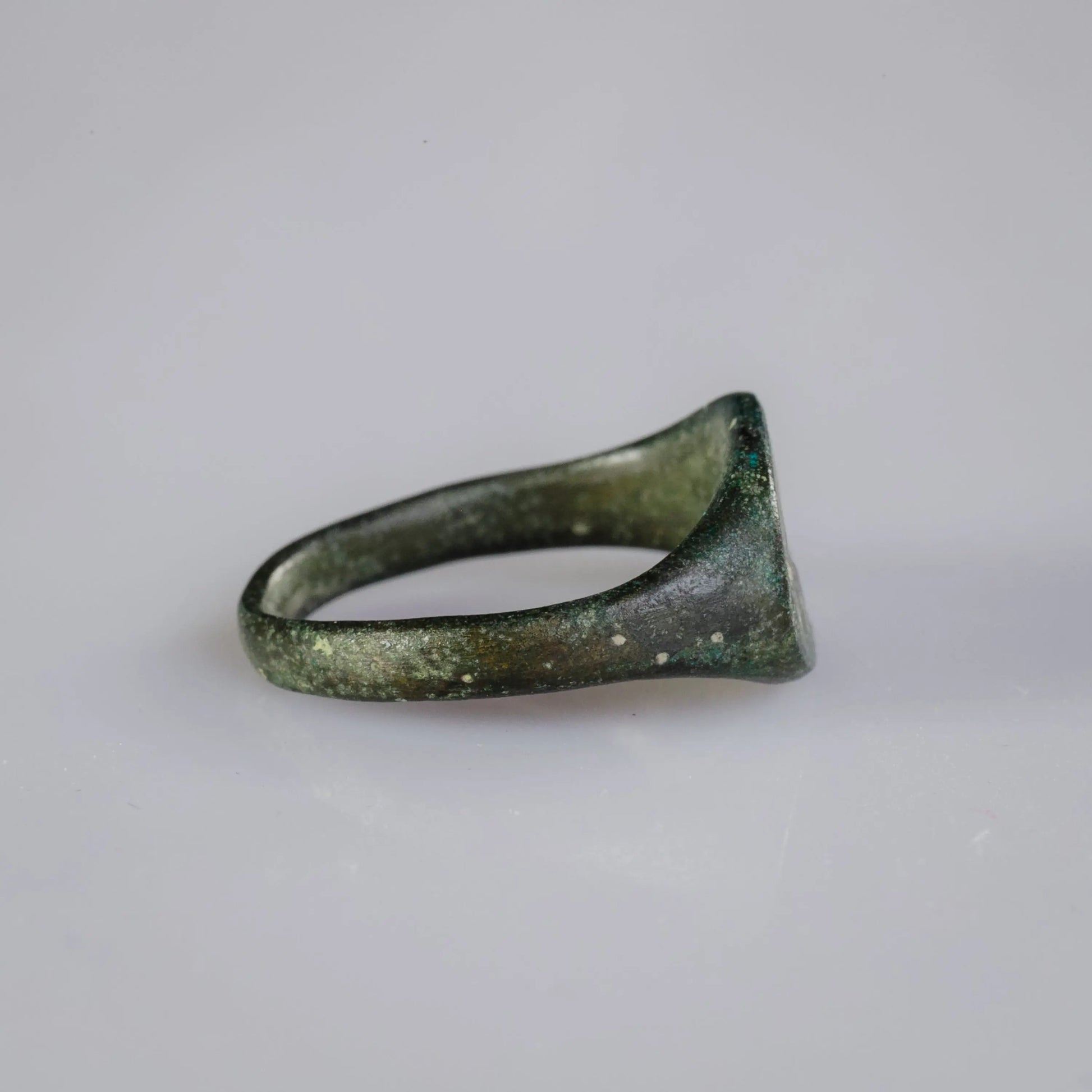 ‘Sylvanus’ – Roman Bronze Ring with Engraved Faun (1st–3rd Century AD) EU 50.5 / US 5.5 Aurora Antiqua