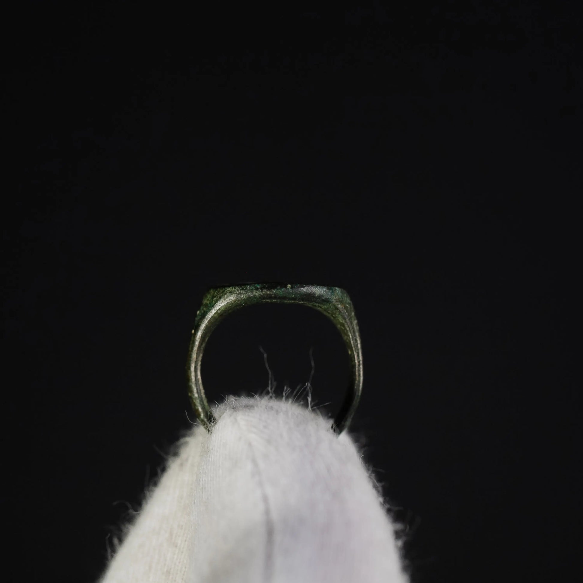 ‘Sylvanus’ – Roman Bronze Ring with Engraved Faun (1st–3rd Century AD) EU 50.5 / US 5.5 Aurora Antiqua