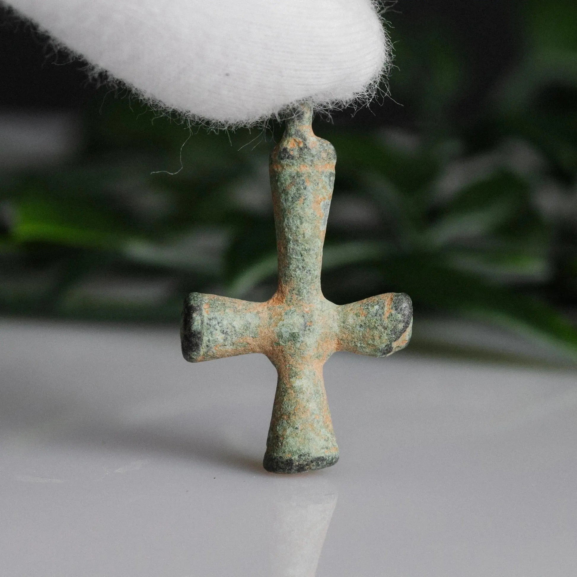 'Orbis' - Medieval Crusader Era Bronze Cross  (10th–14th CE) Aurora Antiqua