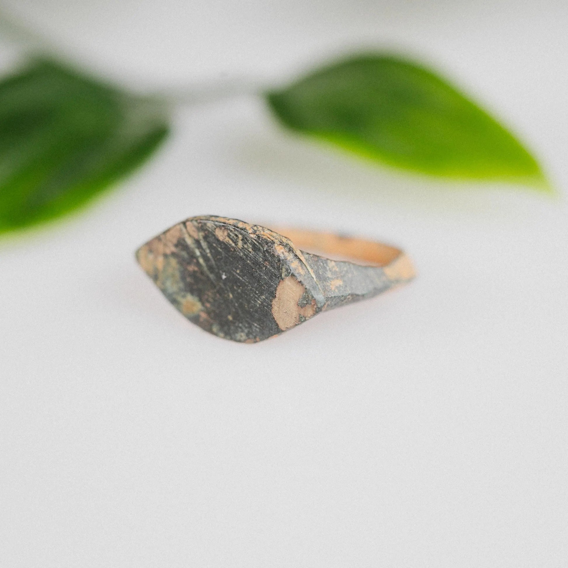 'Alinor' - Medieval Bronze Ring (12th–16th C. CE) EU 47 / US 4 Aurora Antiqua