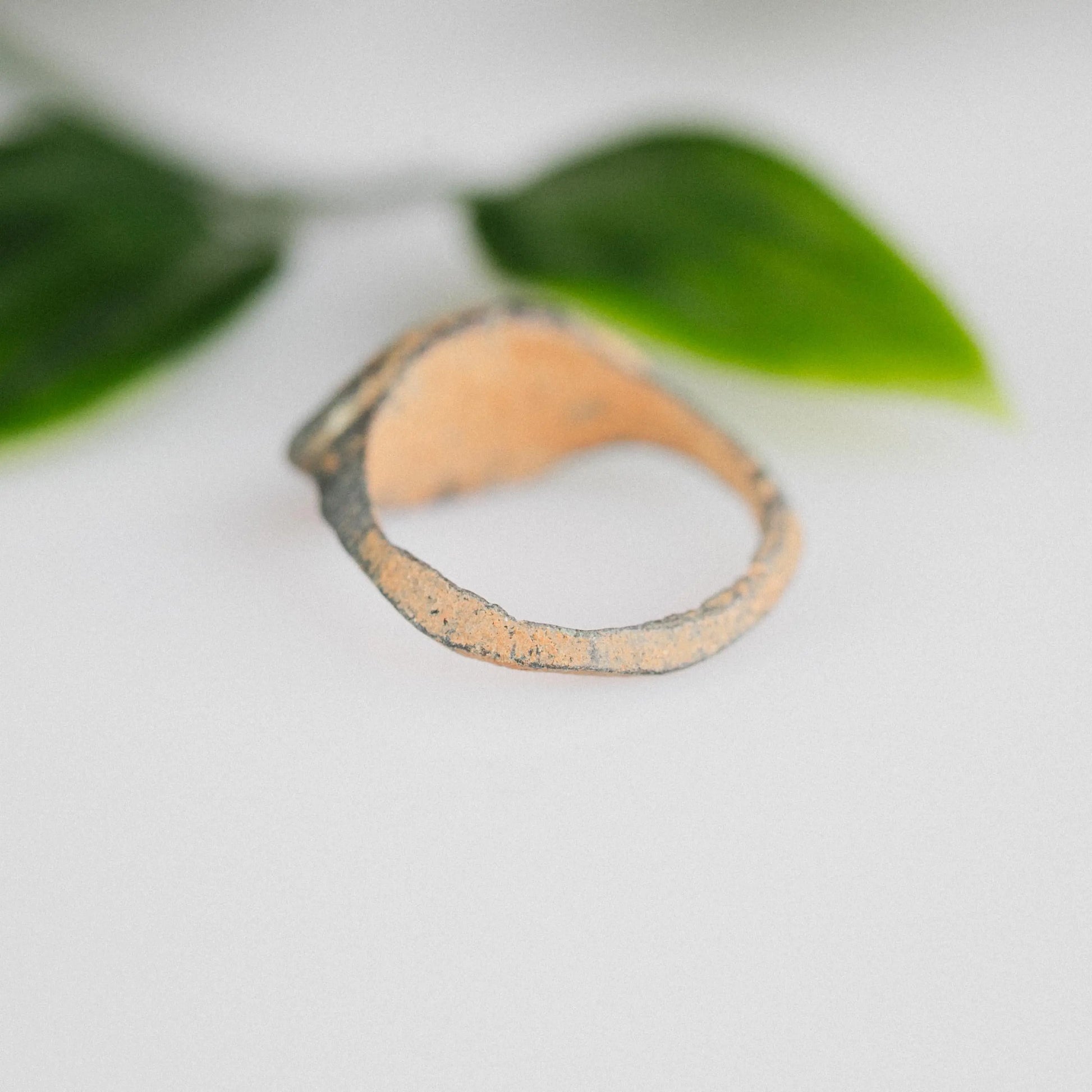 'Alinor' - Medieval Bronze Ring (12th–16th C. CE) EU 47 / US 4 Aurora Antiqua