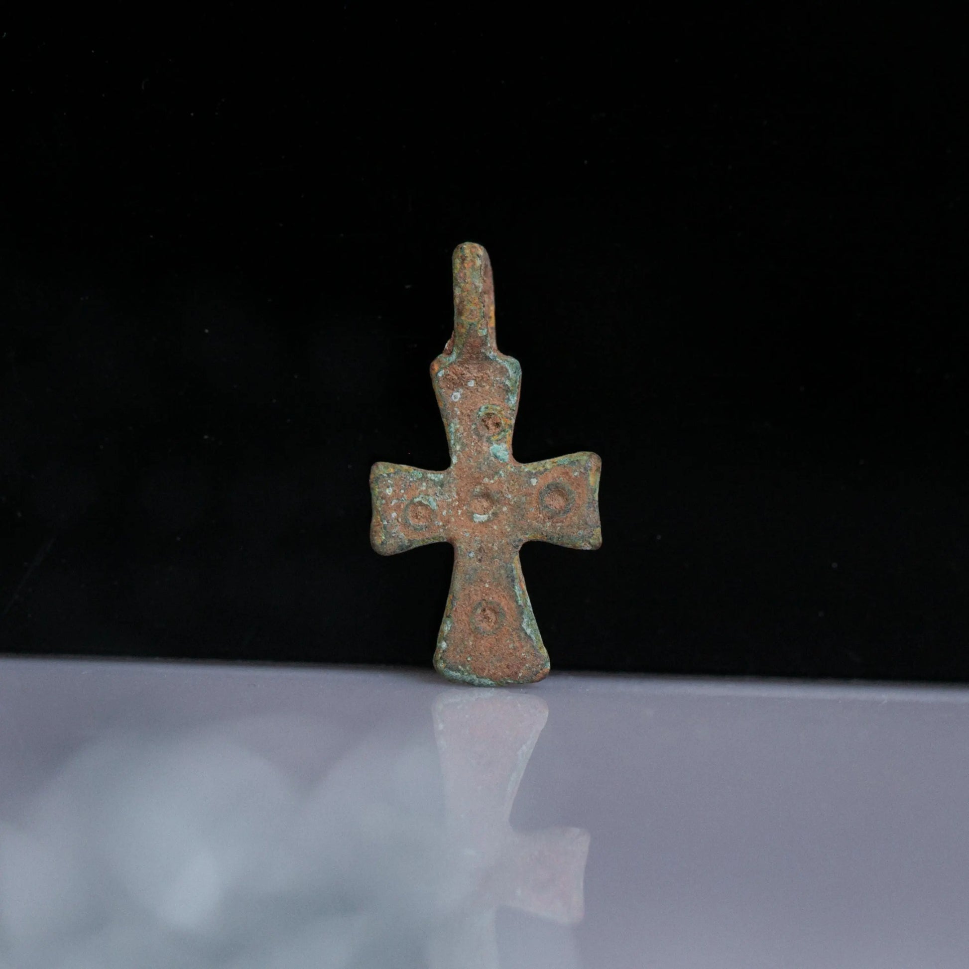‘Crux Quintia’ - Medieval Bronze Cross (11th–14th C. CE) Aurora Antiqua