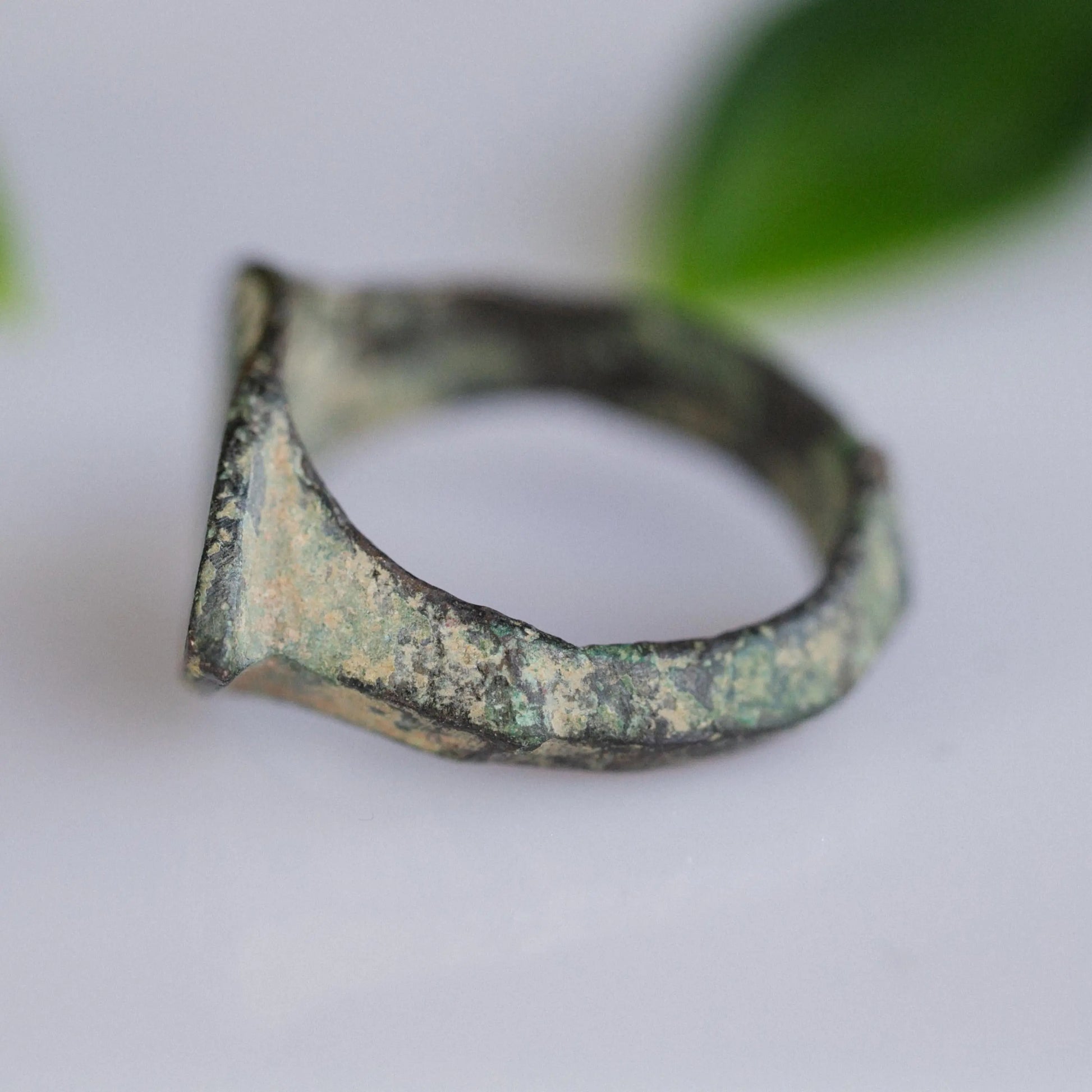‘Tariq’ - Islamic Bronze Signet Ring (14th–18th C. CE) EU 57 / US 8 Aurora Antiqua