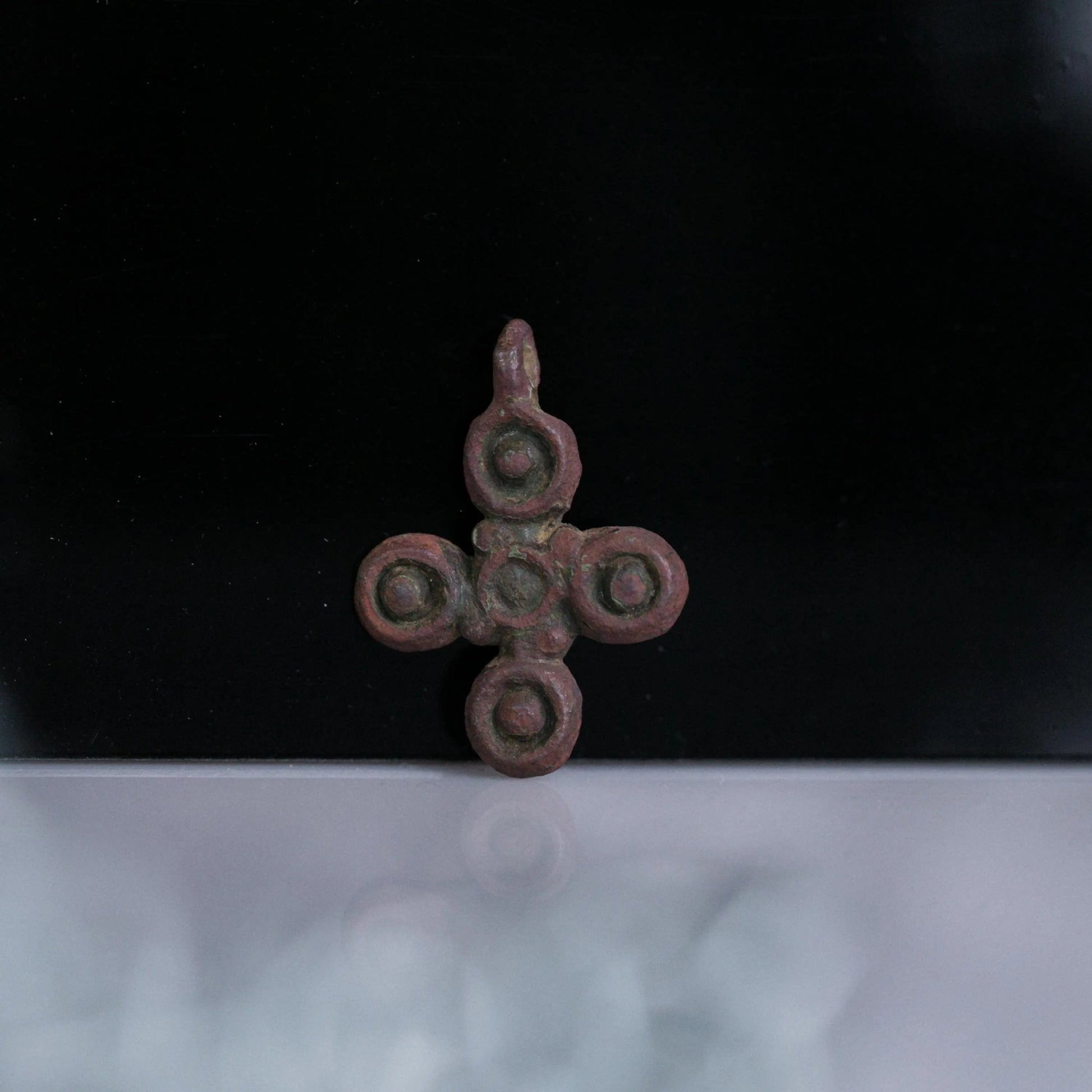 ‘Oculus’ - Medieval Bronze Cross Pendant  (11th–14th C. CE) Aurora Antiqua