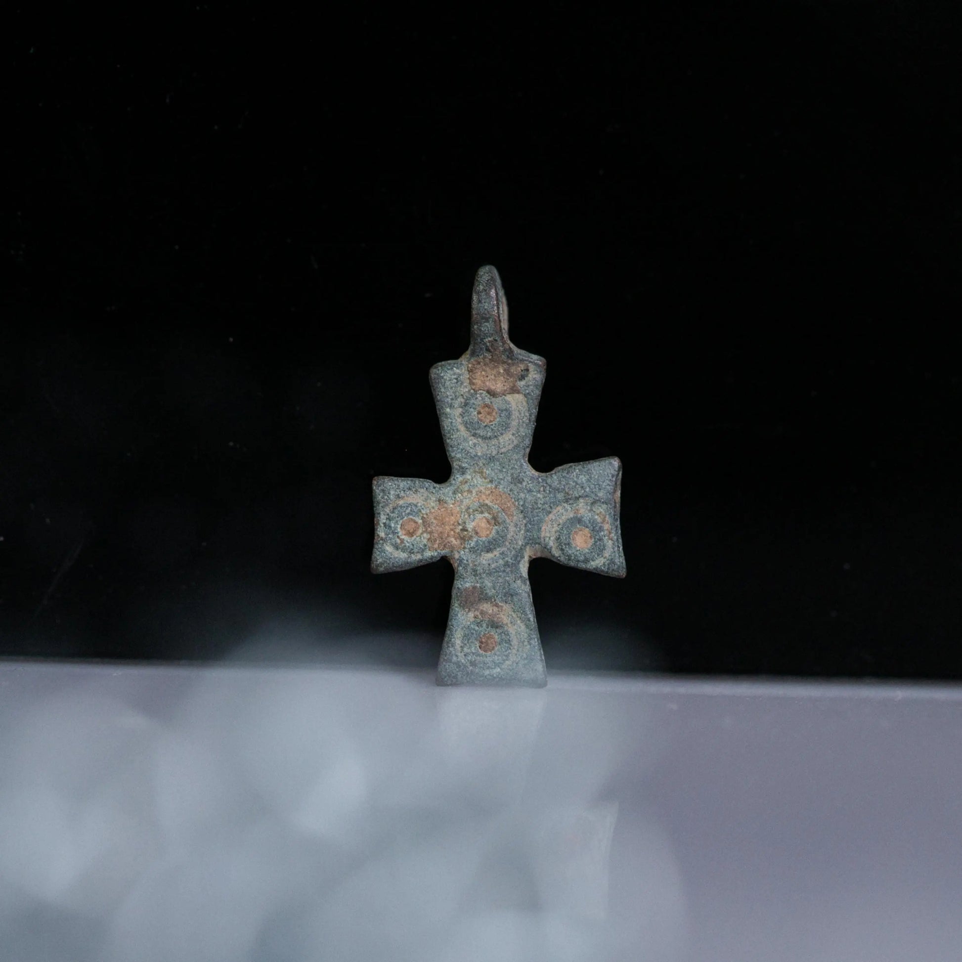 ‘Vigilia’ - Medieval Bronze Cross Pendant (11th–14th C. CE) Aurora Antiqua