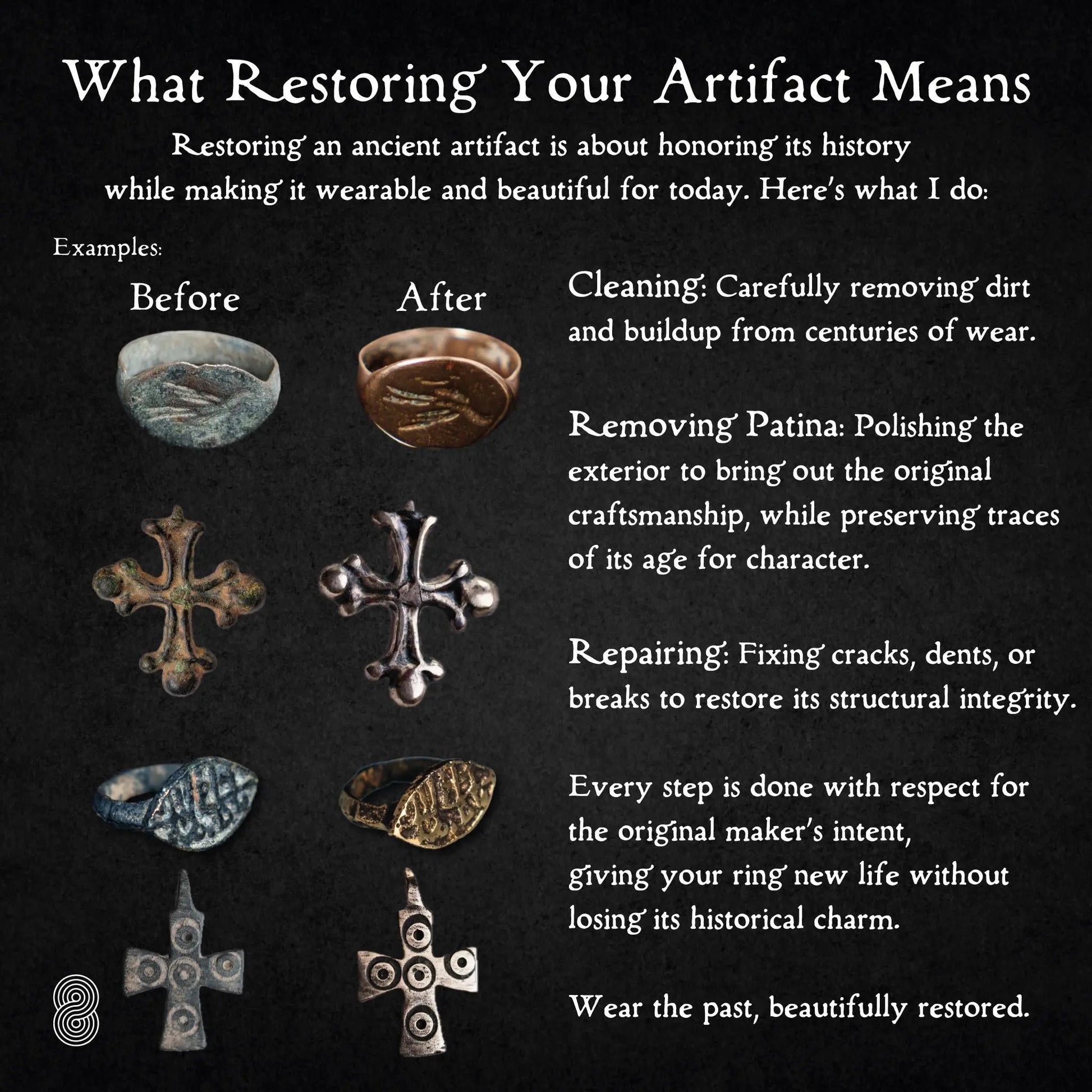 ‘Oculus’ - Medieval Bronze Cross Pendant  (11th–14th C. CE) Aurora Antiqua