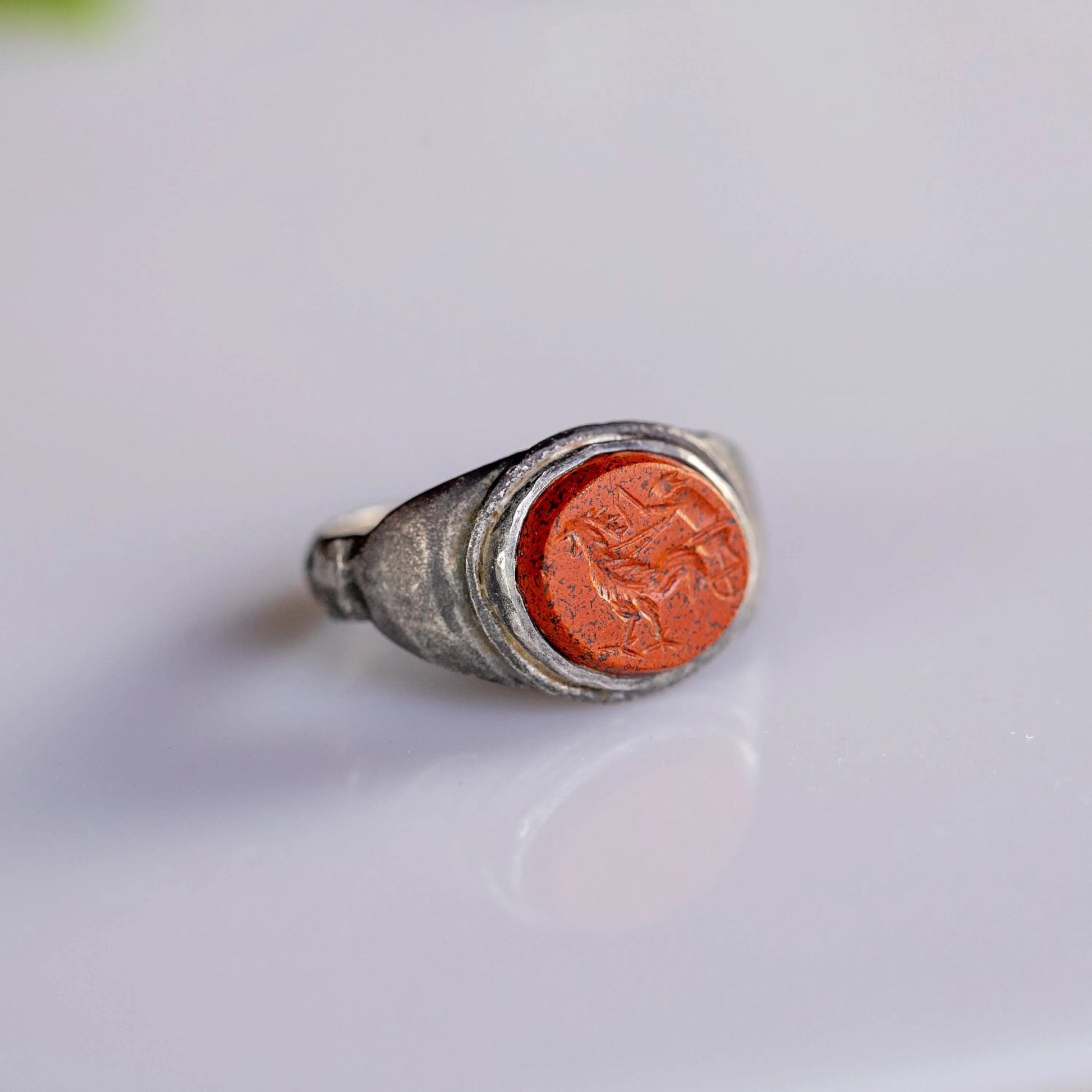 'Auriga' - Roman Silver Ring (1st–3rd CE)  EU 57 / US 7.5 Aurora Antiqua