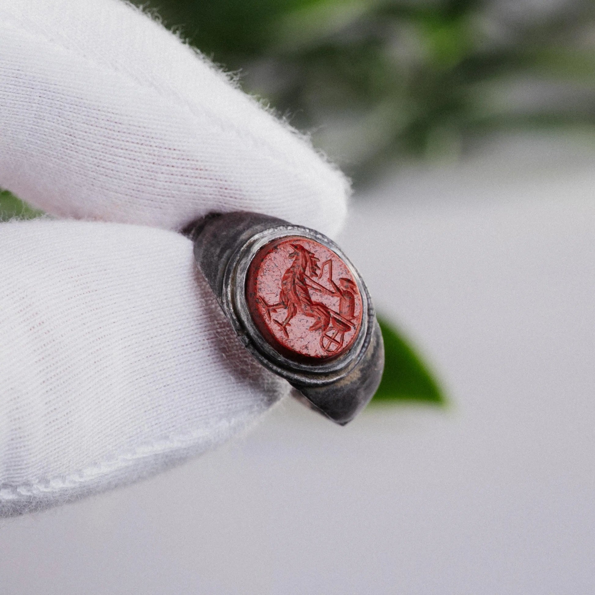'Auriga' - Roman Silver Ring (1st–3rd CE) EU 57 / US 7.5 Aurora Antiqua