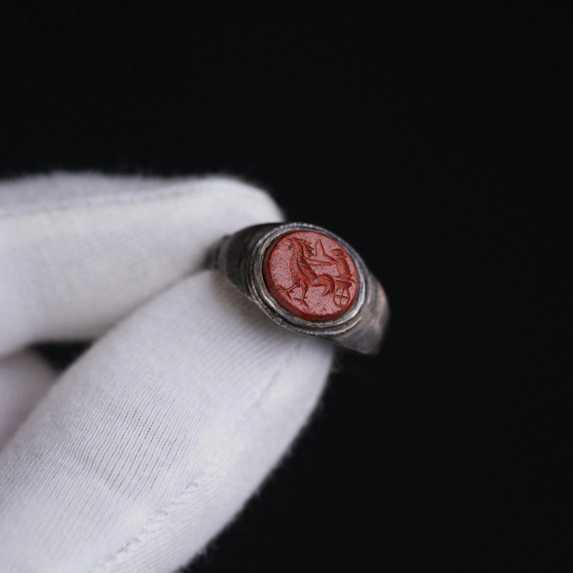 'Auriga' - Roman Silver Ring (1st–3rd CE)  EU 57 / US 7.5 Aurora Antiqua