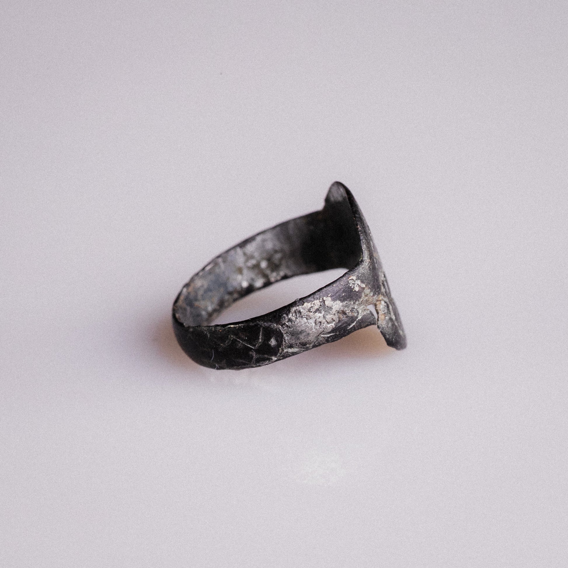 Medieval Bronze Ring – “Rotarius” (12th–14th century AD) – EU 47 / US 4.25