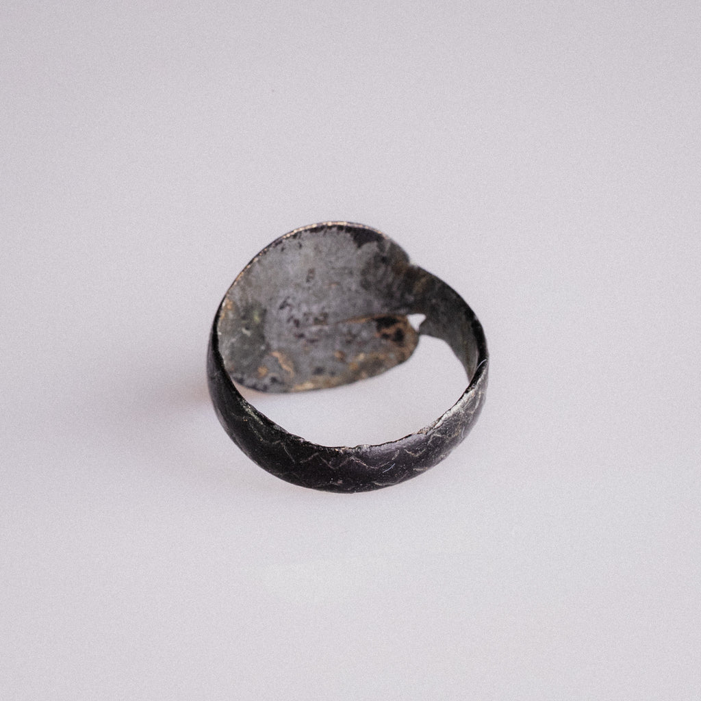 Medieval Bronze Ring – “Rotarius” (12th–14th century AD) – EU 47 / US 4.25