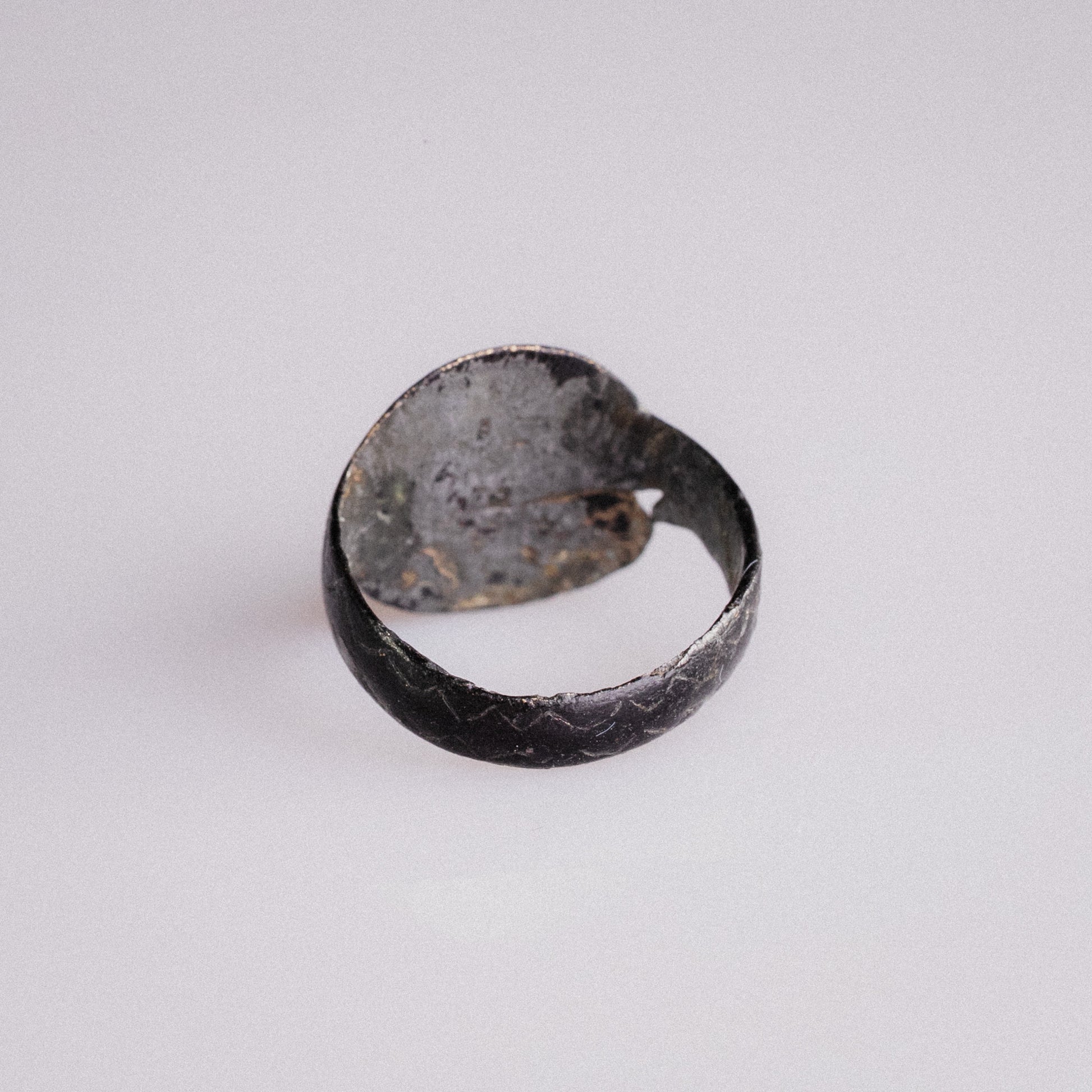 Medieval Bronze Ring – “Rotarius” (12th–14th century AD) – EU 47 / US 4.25