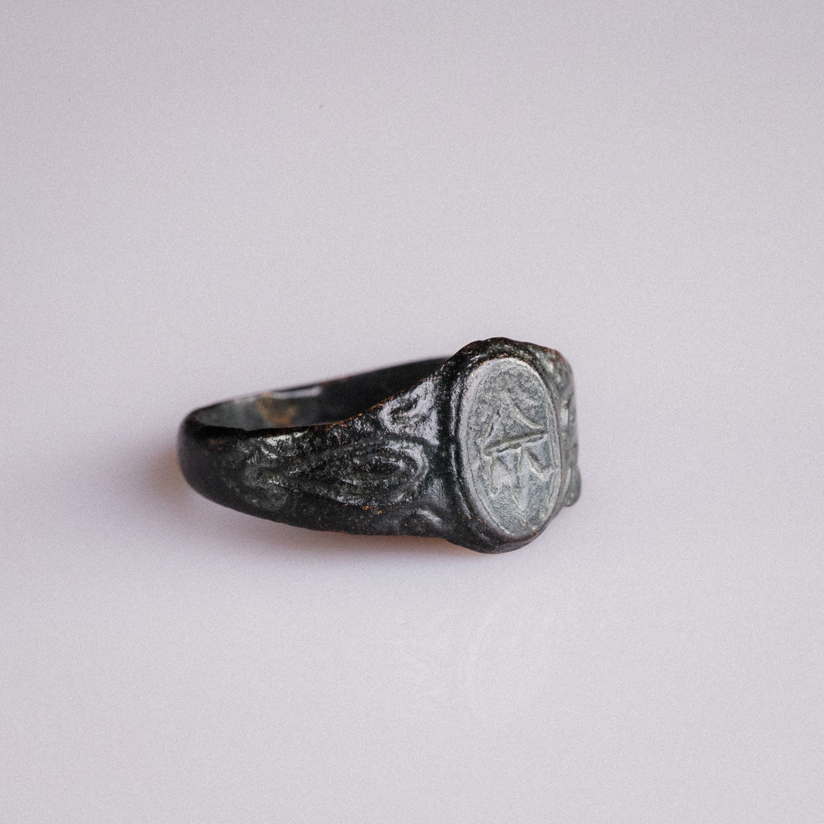 Post-Medieval Bronze Ring 'Sigillum' (16th-17th c. AD) EU 57/US 8