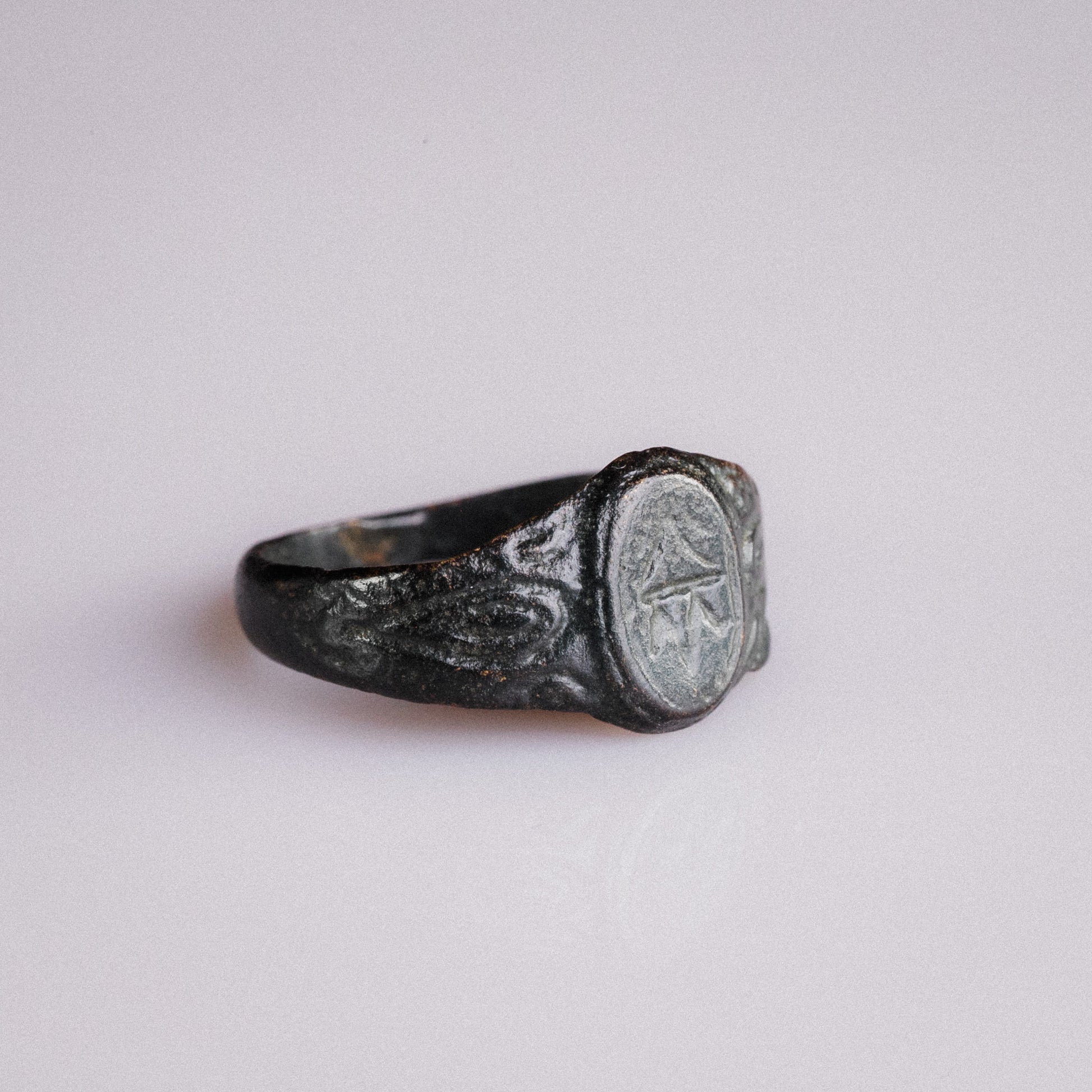 Post Medieval Ring with Merchant Mark – “Sigillum” (16th–17th century AD) – EU 57 / US 8