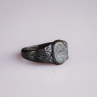 Post Medieval Ring with Merchant Mark – 'Sigillum' (16th–17th century AD) — view 2