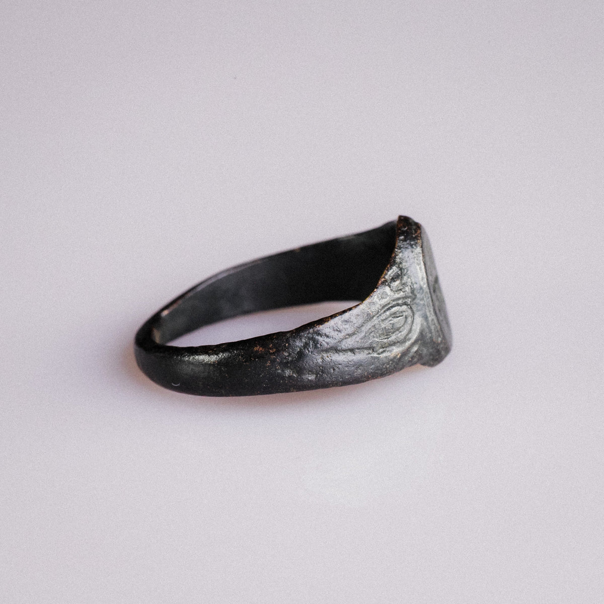 Post-Medieval Bronze Ring 'Sigillum' (16th-17th c. AD) EU 57/US 8