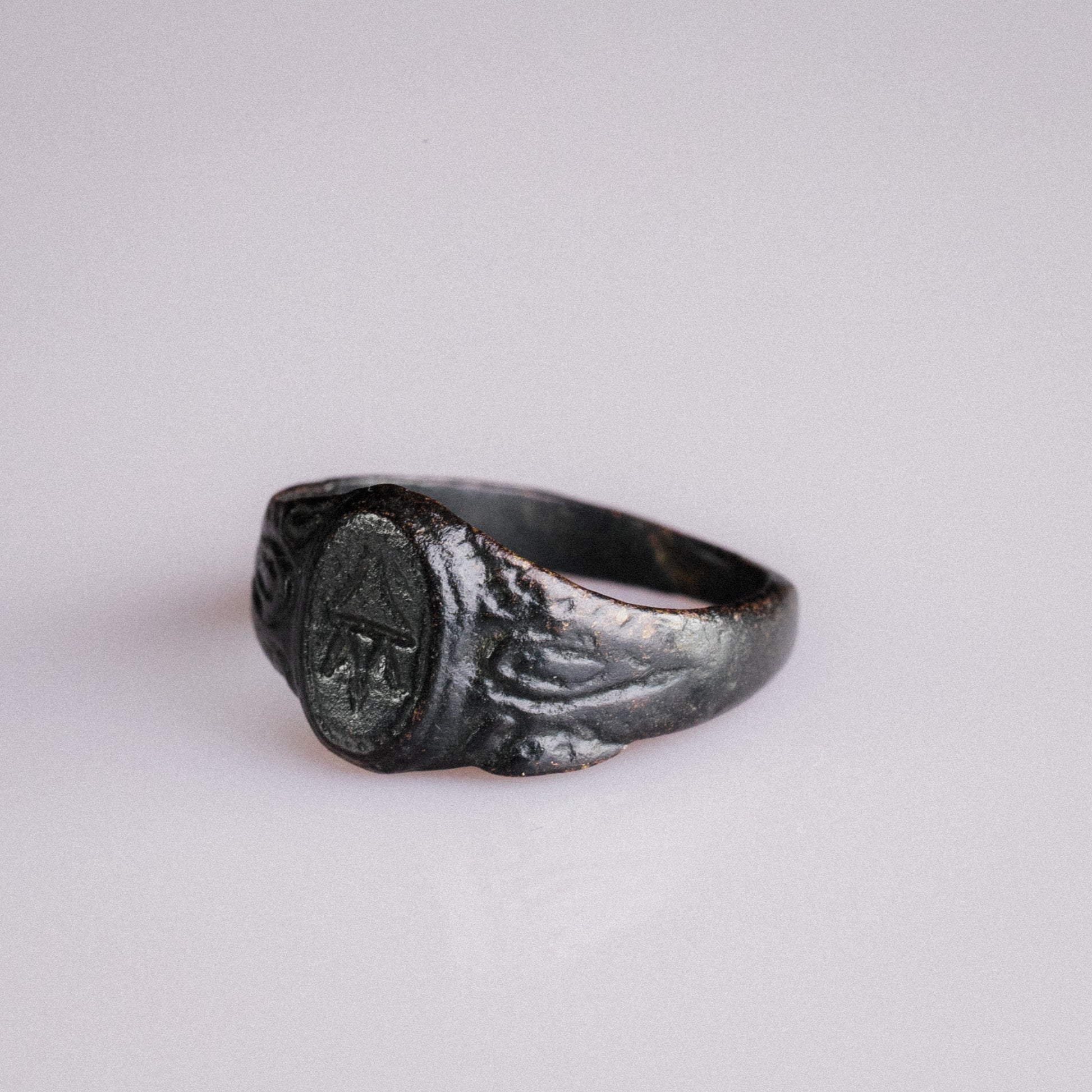 Post Medieval Ring with Merchant Mark – “Sigillum” (16th–17th century AD) – EU 57 / US 8