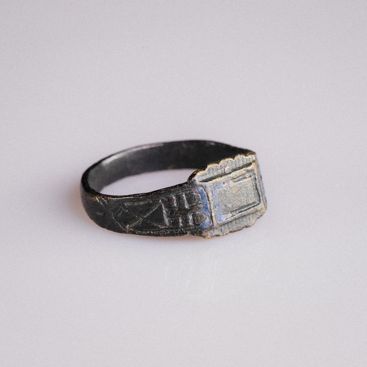 Post-Medieval Ring 'Peregrinus' (17th-18th c. AD) EU 61/US 9.75