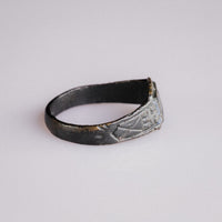 Post Medieval Devotional Ring with Enamelled Cross – 'Peregrinus' (17th–18th century AD) — view 3