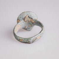 Medieval Bronze Signet Ring with Shield Bezel – 'Scutum' (12th–14th century AD) — view 4