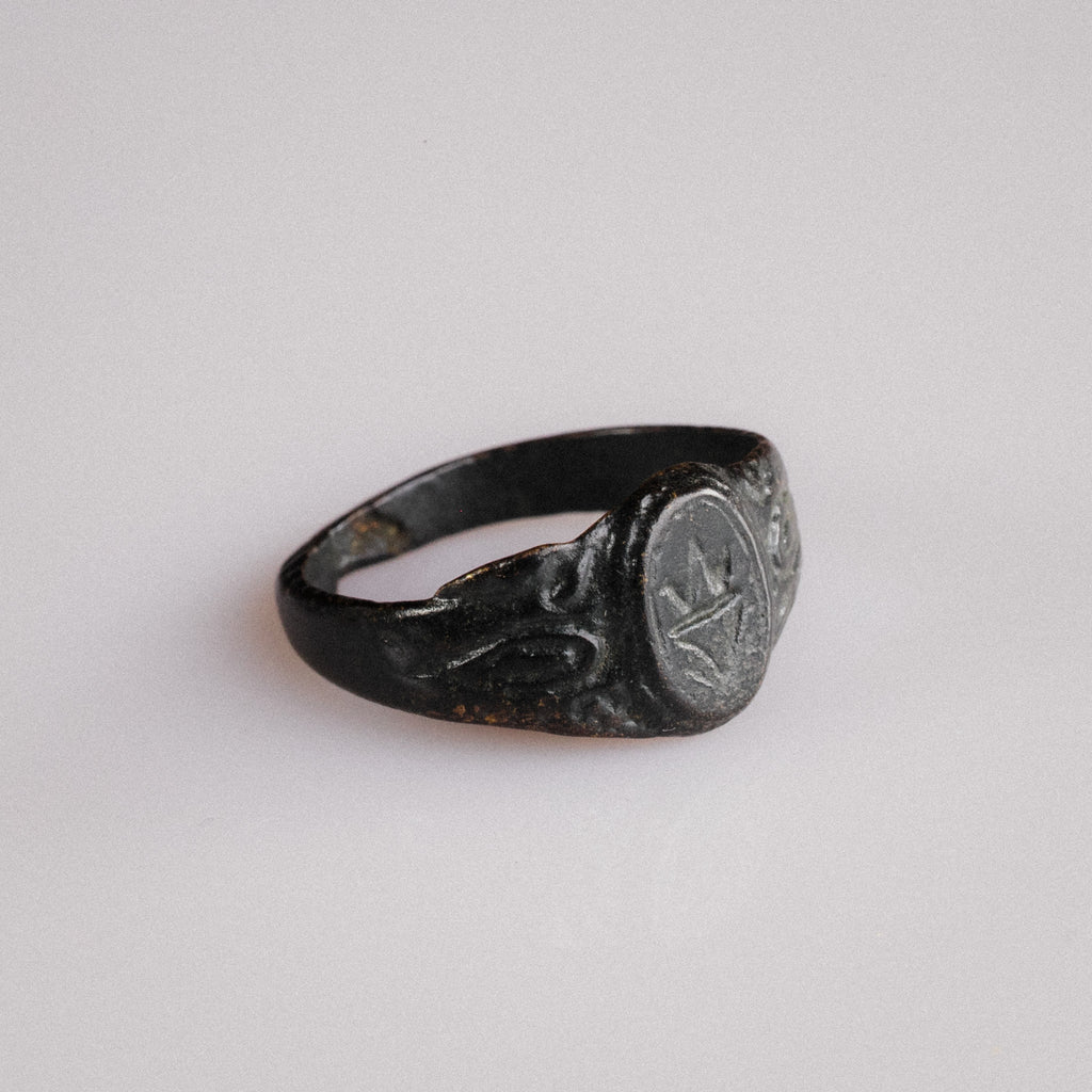 Post Medieval Ring with Merchant Mark – “Sigillum” (16th–17th century AD) – EU 57 / US 8