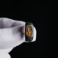 Roman Bronze Ring with Carnelian Intaglio Bust – 'Faustina' (2nd–3rd century AD) — view 8
