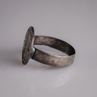 Medieval Silver Merchant Seal Ring with Heraldic Device – 'Mercator' (13th century AD) — view 5