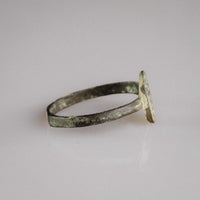 Early Byzantine Bronze Marriage Ring with Facing Couple – 'Eudokia' (6th–9th century AD) — view 3
