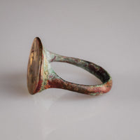 Roman Bronze Ring with Engraved Running Feline – 'Panthera' (2nd–3rd century AD) — view 5