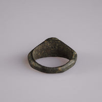 Roman Bronze Ring with Lion Motif – 'Fortis' (2nd–3rd century AD) — view 4