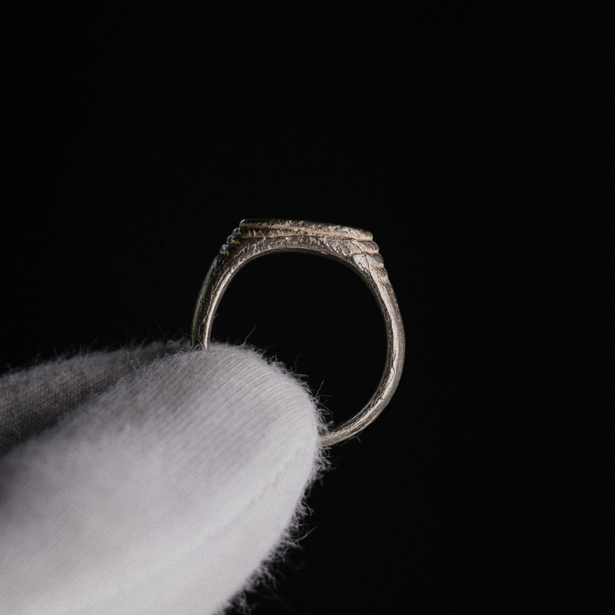 Medieval Silver Ring - 'Merrick' (14th–16th c. CE) EU 55.5 / US 7.5