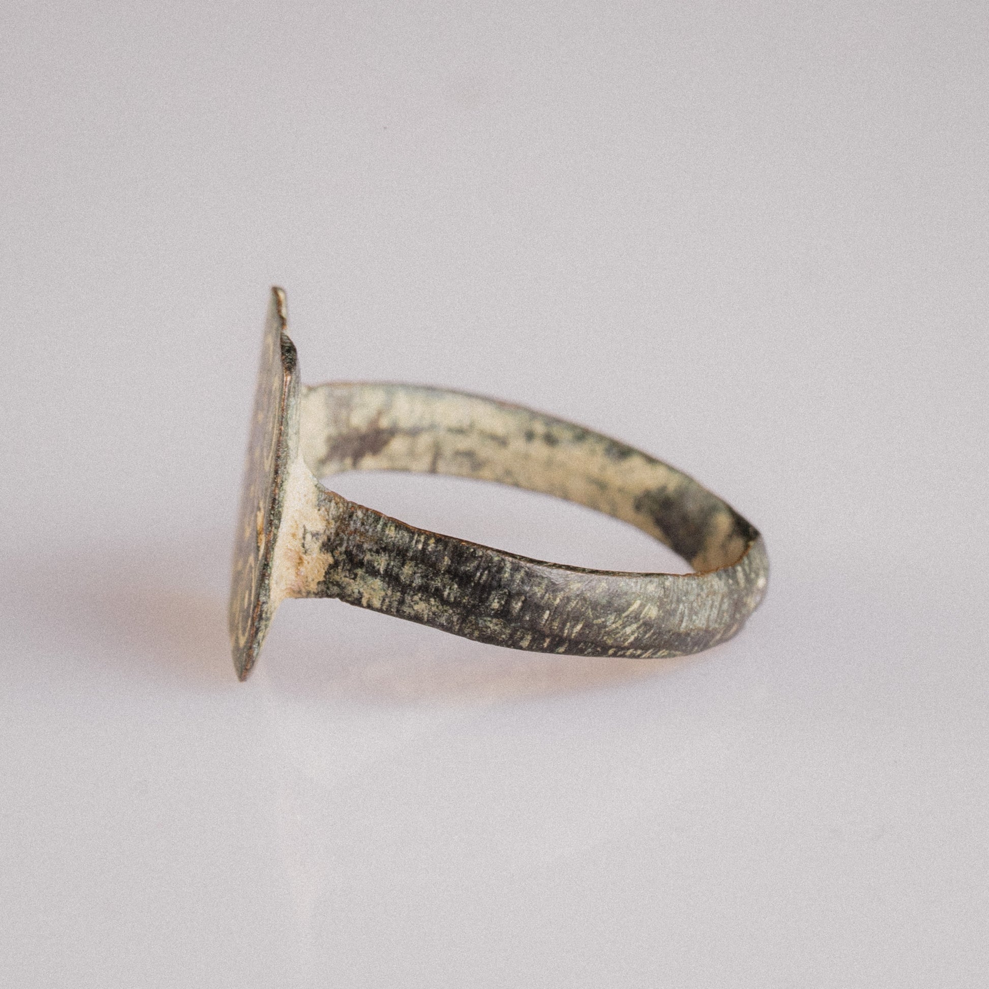 'Novenarius' - Roman Bronze Ring (3rd–7th c. CE) EU 54 / US 7