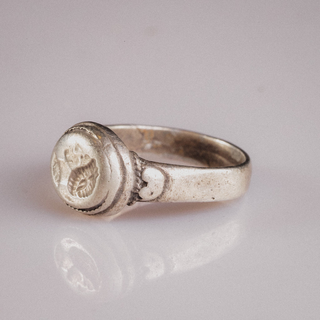 'Lavinia' - Roman Silver Portrait Ring (2nd–3rd c. CE) EU 60 / US 9,25