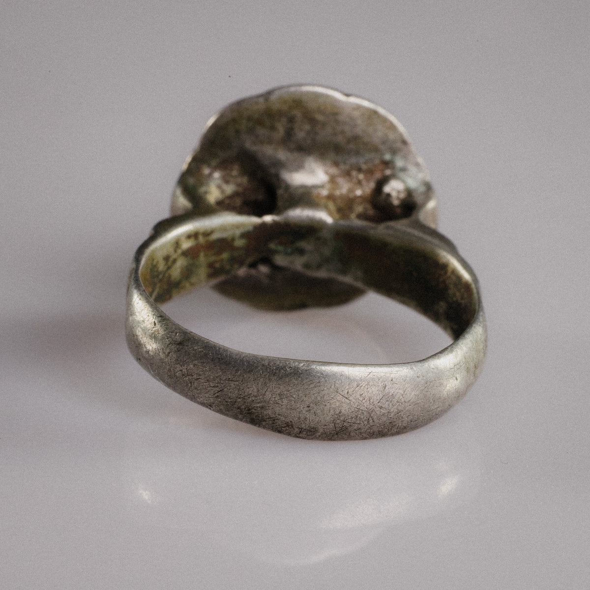 Medieval Silver Ring - 'Stavros' (11th–14th c. CE) EU 64 / US 10.75