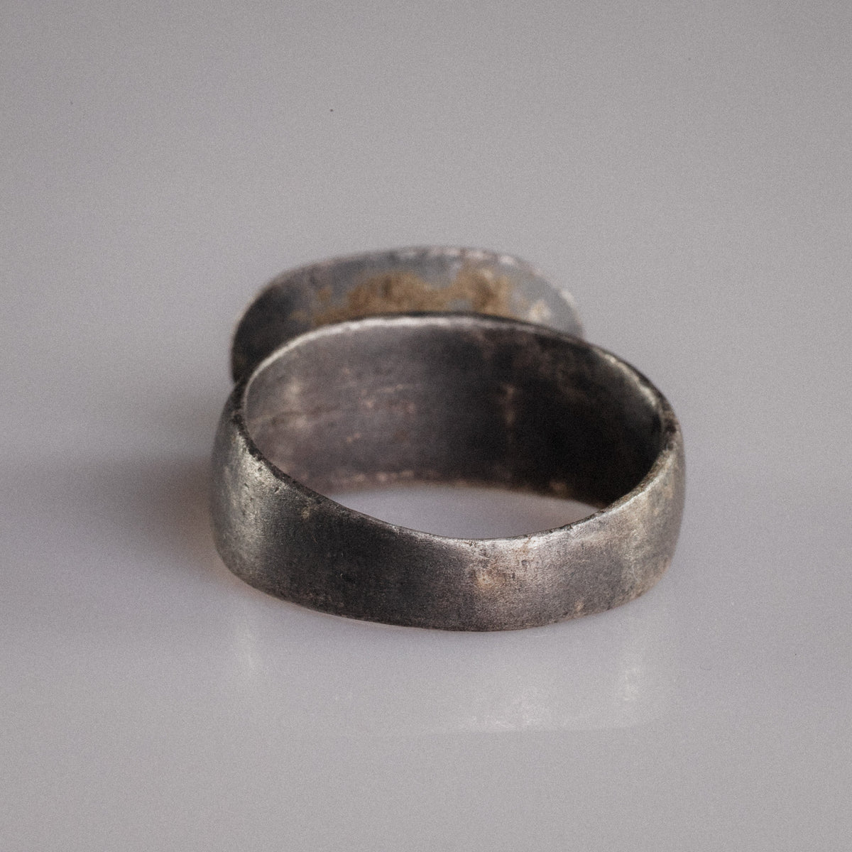 Byzantine Silver Ring - 'Anna' (6th–8th c. CE) EU 60 / US 9.25