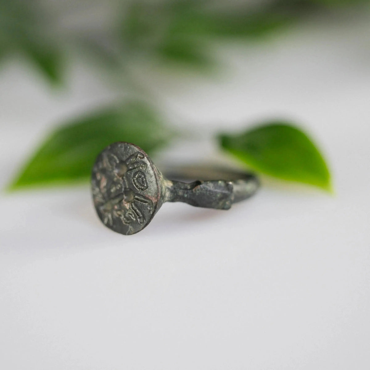 Celtic Bronze Ring 'Aidan' (3rd-1st c. BC) EU 57/US 8