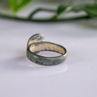 Bronze Ring with Linear Engraved Bezel – “Servius” (3rd–9th c. AD) – EU 49 / US 5 Aurora Antiqua