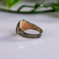 “Florinus” – Medieval Bronze Signet Ring (13th–15th Century AD) – EU 50 / US 5.25 Aurora Antiqua