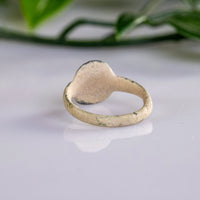 “Osmundus” – Medieval Bronze Signet Ring (13th–15th Century AD) – EU 53 / US 6.5 Aurora Antiqua