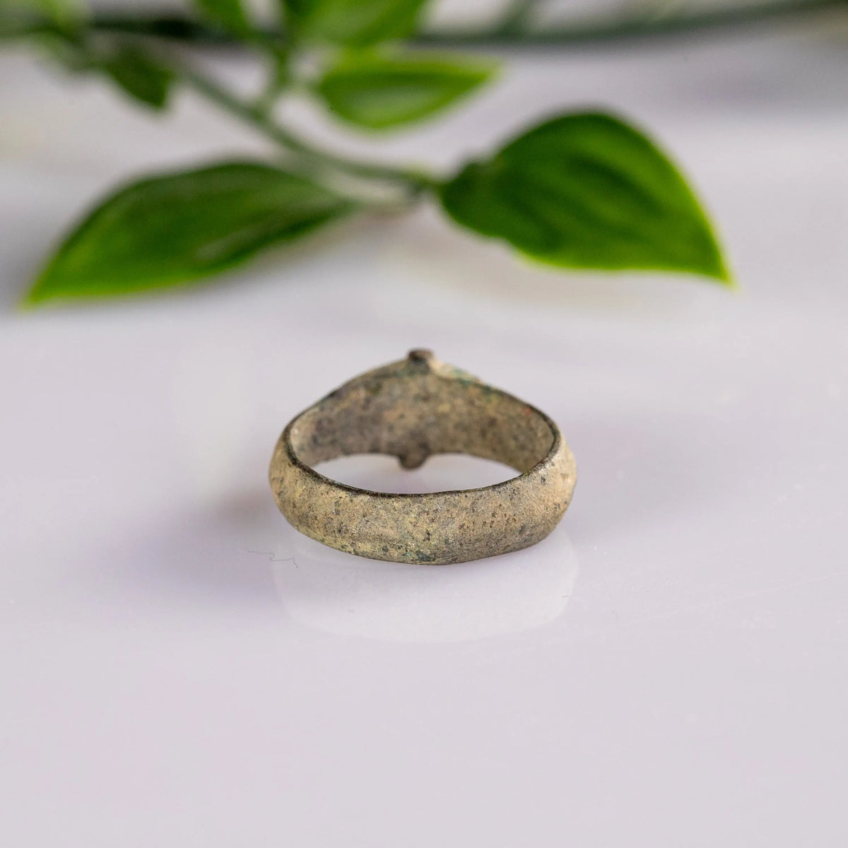 Medieval Bronze Ring 'Adalbert' (9th-12th c. AD) EU 51/US 5.75