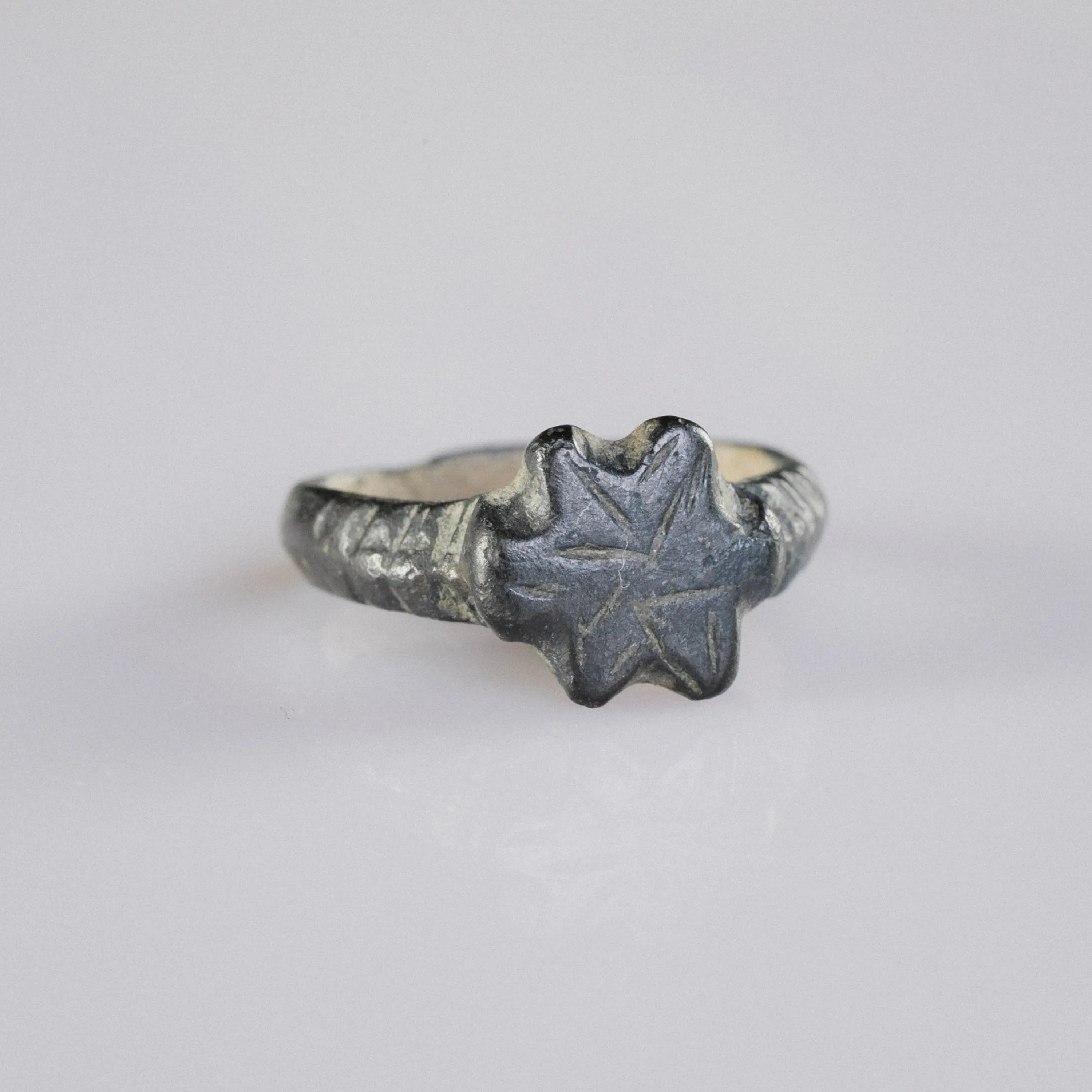 “Laurentius” – Medieval Bronze Signet Ring (12th–14th Century AD) – EU 52 / US 6 Aurora Antiqua