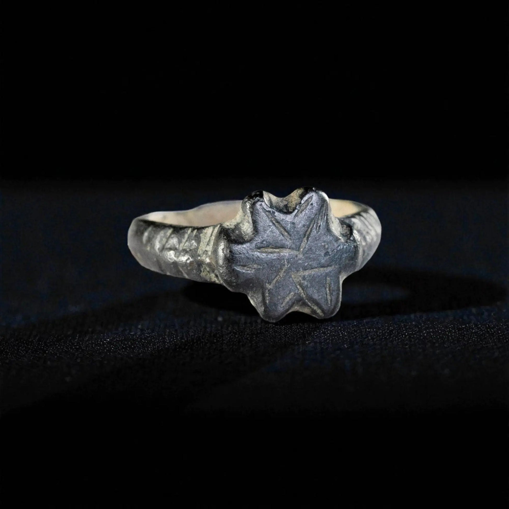 “Laurentius” – Medieval Bronze Signet Ring (12th–14th Century AD) – EU 52 / US 6 Aurora Antiqua