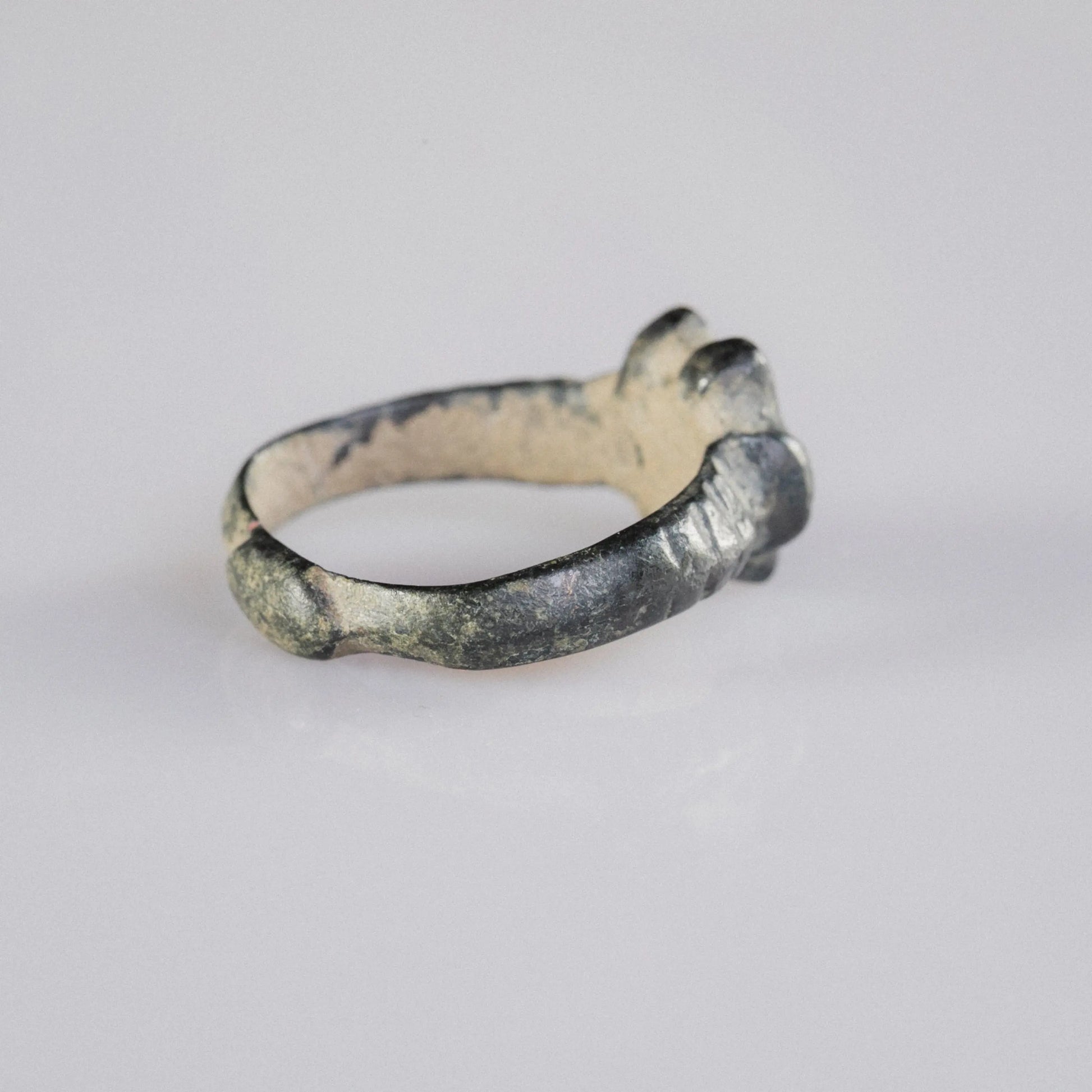 “Laurentius” – Medieval Bronze Signet Ring (12th–14th Century AD) – EU 52 / US 6 Aurora Antiqua