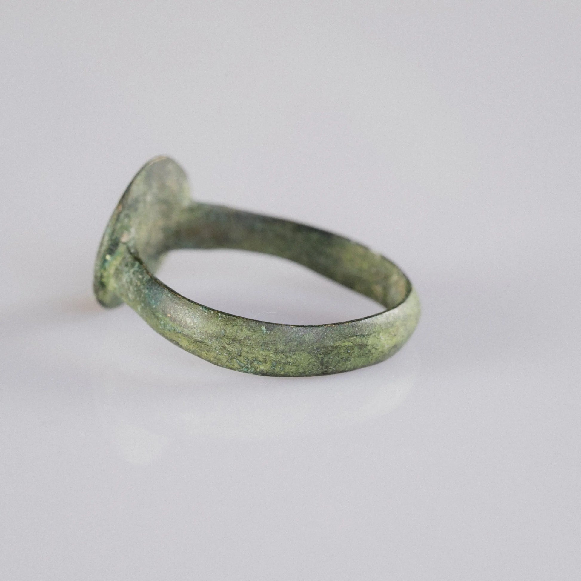 ‘Godric’ – Medieval Bronze Signet Ring (10th–15th Century AD) EU 55 / US 8 Aurora Antiqua