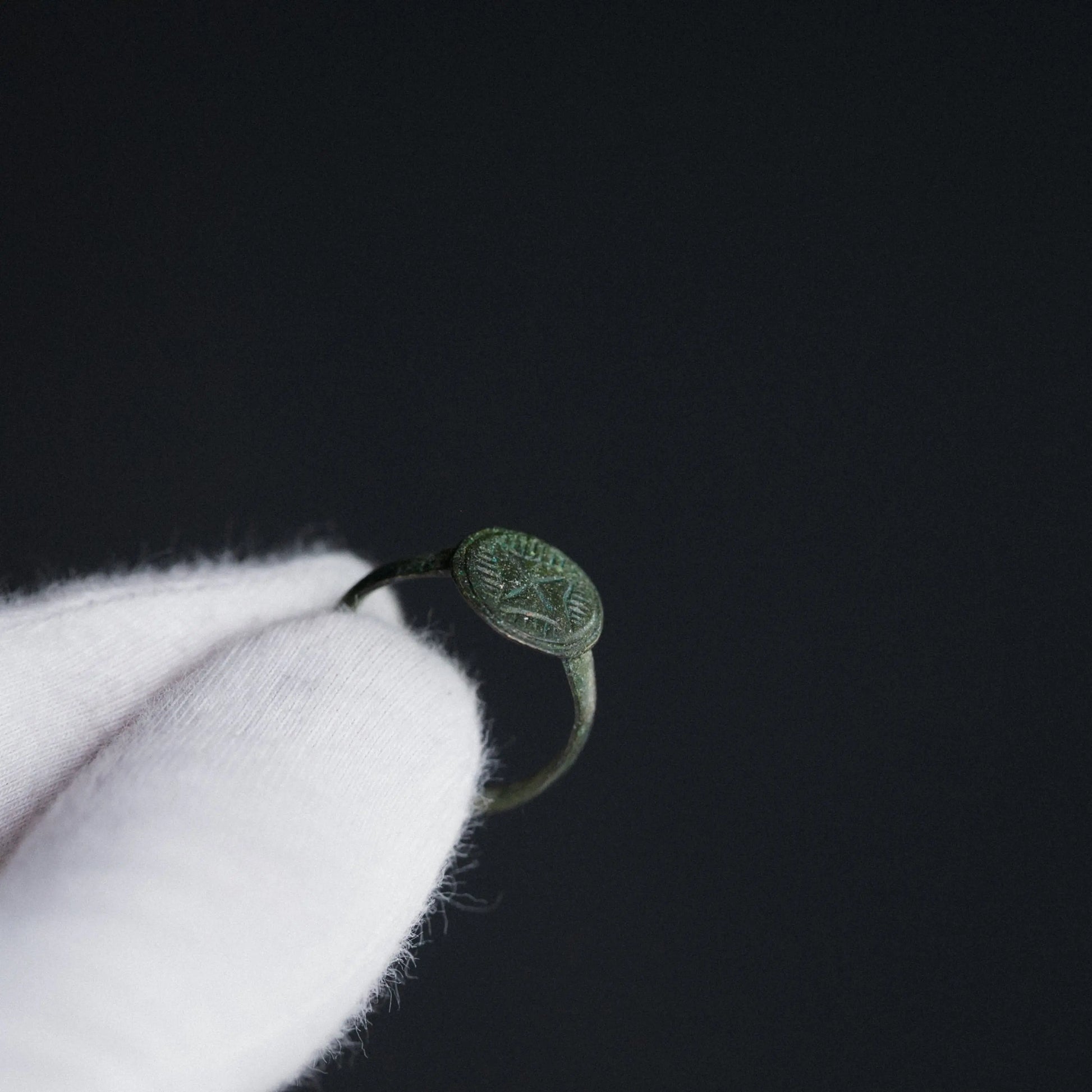 ‘Godric’ – Medieval Bronze Signet Ring (10th–15th Century AD) EU 55 / US 8 Aurora Antiqua