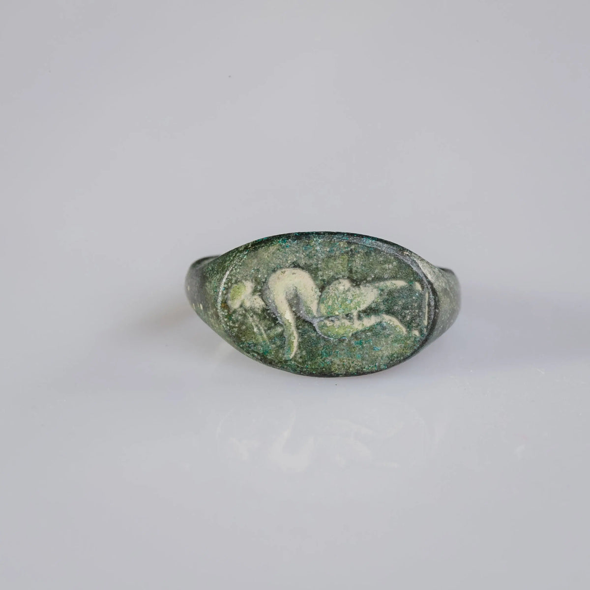 Roman Bronze Ring 'Sylvanus' (1st-3rd c. AD) EU 50.5/US 5.5