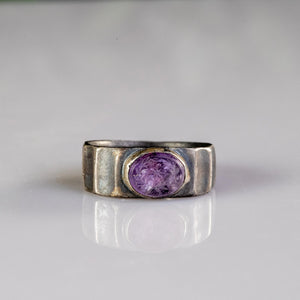 “Marcus” – Roman Silver Signet Ring with Intaglio Star & Laurel Wreath (3rd Century AD) – EU 58 / US 8.25 Aurora Antiqua